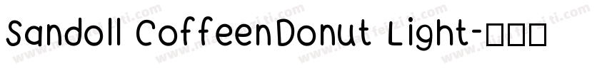 Sandoll CoffeenDonut Light字体转换